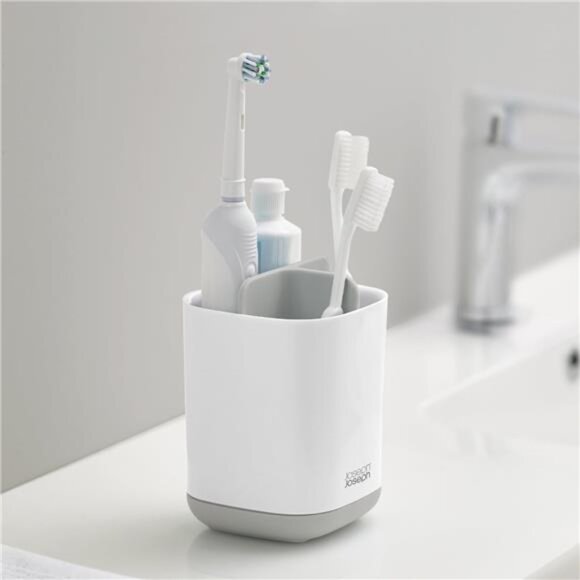 Compact toothbrush holder bathroom caddy storage electric toothbrush organizer - Picture 2 of 6